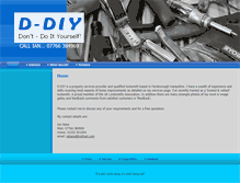 Tablet Screenshot of d-diy.net